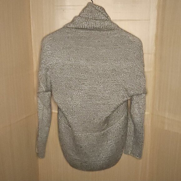 Apt 9 Black White Cocoon Open Front Cardigan Sweater XL - Picture 2 of 6